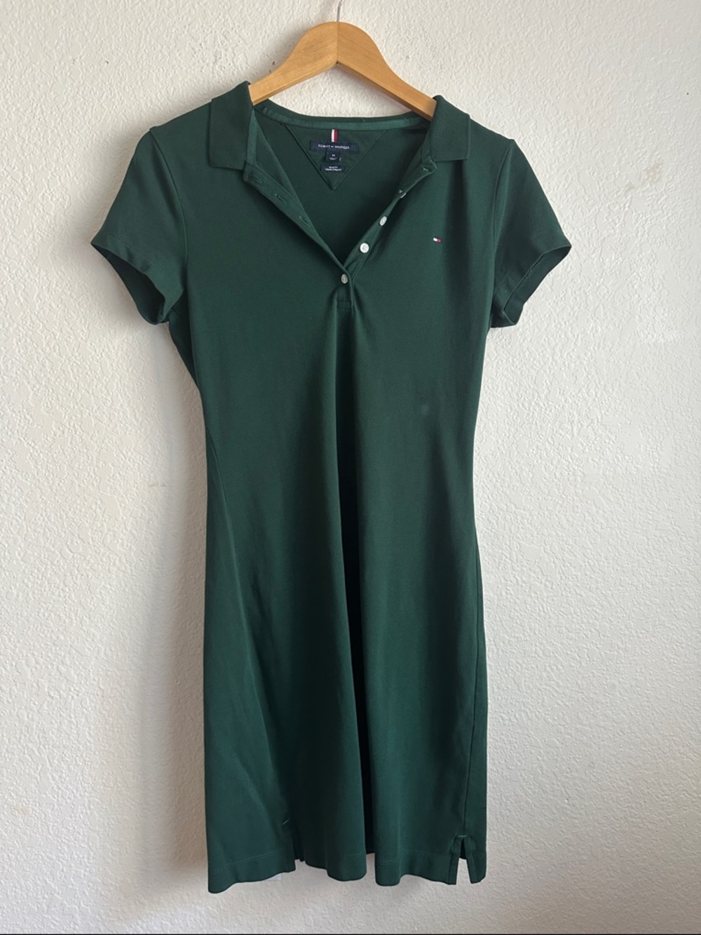 Tommy Hilfiger Forest Green Polo Dress